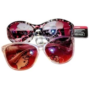 Foster Grant (2) SET ! BLACK CHEETAH AND PINK BOTH RHINESTONES💎💎🩷🖤